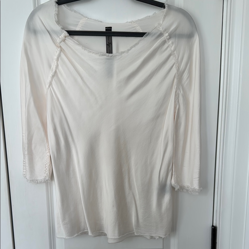 Elegant Cream Women's Top